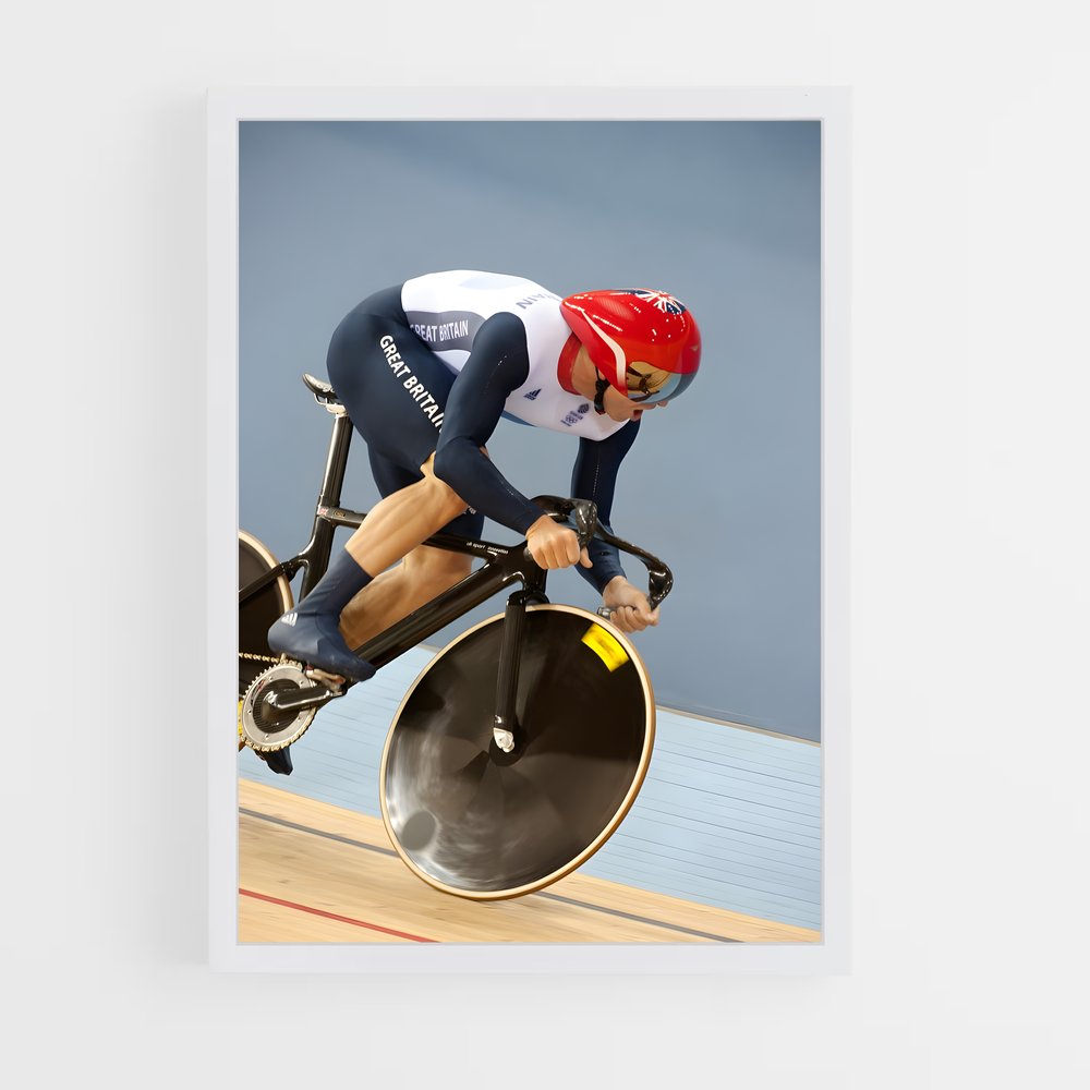Poster Olympic de cycling – affiche Cyclisme (vue 3)
